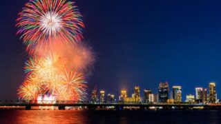 大阪ワイン会　花火